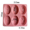 GobekUsa Bee Silicone Soap Mold: 6 Styles for Handmade Treats & Baking
