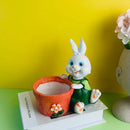 GobekUsa Cartoon Bunny Rabbit Flower Pot | Cute Indoor Succulent Planter Garden Decor