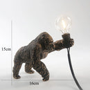 GobekUsa King Kong Gorilla Resin Table Lamp Night Light for Baby's Bedroom