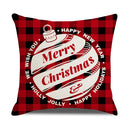 GobekUsa Christmas Elk Letter Pillowcase 45x45cm for Living Room