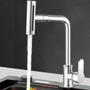 GobekUsa Brushed Stainless Steel Kitchen Faucet with Rotation Stream Sprayer Head