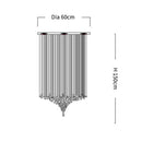 GobekUsa Crystal LED Chandelier: Modern Luxury Staircase Pendant Light for Hallway & Lobby