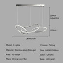 GobekUsa LED Ring Chandelier for Living Dining Room - Postmodern Luxury Minimalist Art Lighting