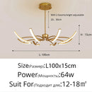 GobekUsa LED Chandeliers for Modern Living Room Bedroom Study Kitchen Lighting