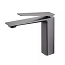 GobekUsa Gold Basin Faucet, Gray Bathroom Mixer Tap, Single Handle Waterfall Faucet