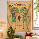 GobekUsa Constellation Tarot Tapestry: Retro Modern Woman Wall Hanging & Room Decor