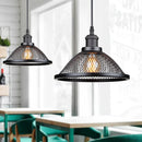 GobekUsa Black Industrial Cage Pendant Light for Kitchen Island Dining Room