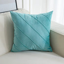 GobekUsa Hand Pleat Embroidered Cushions 30x50/45x45cm Beige Pink Nordic Style Pillowcase