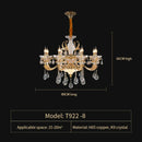 GobekUsa Elegant Crystal Chandelier for Living Room, Dining Room, and Bedroom
