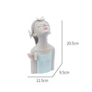 GobekUsa Butterfly Girl Sculptures: Pink Room Decor & Fairy Garden Art for Modern Bedroom