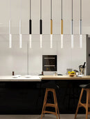 GobekUsa Black Cylinder Pendant Lights for Modern Kitchen Island and Dining Table