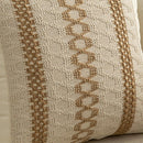 GobekUsa Geometric Tassel Cushion Cover in Cotton and Linen for Living Room and Bedroom