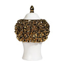 GobekUsa Golden Flower Ginger Jar Relief Flower Vase Home Decor