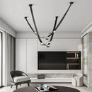 GobekUsa Italian Light Luxury Leather Chandelier for Dining Room and Living Room