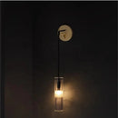 GobekUsa Golden Glass Wall Lamp: Luxury Post-modern Wall Sconces for Hotel Villa, Living Room, Aisle