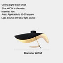 GobekUsa LED Saucer Ceiling Chandelier: Modern & Atmospheric Living Room Pendant Light