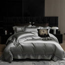 GobekUsa 1000TC Egyptian Cotton Luxury Satin Bedding Set with Wide Hollow Edge