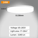 GobekUsa LED Panel Ceiling Light 48w 36w 24w 18w for Bedroom Living Room Home Lighting
