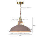 GobekUsa Blue Iron Art LED Pendant Light, Nordic Modern Style for Home and Commercial Spaces