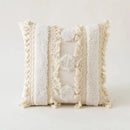 GobekUsa Ivory Pompom Tassel Pillow Cover 45x45cm/30x50cm Home Decor Sofa Seasonable