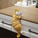 GobekUsa Cat Dog Plush Ornaments Dolls for Home Decor & TV, Realistic Pet Figurines