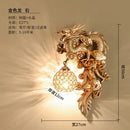 GobekUsa Dragon Phoenix Wall Light: Luxury Decor for Living Room, Bedroom, Staircase