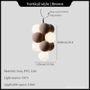 GobekUsa Ball LED Ceiling Chandelier Modern Creative Kitchen Island Bedroom Pendant Lights
