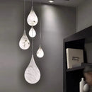 GobekUsa Alabaster Pendant Lights LED Designer Hanging Lamps For Living Room