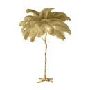 GobekUsa Elegant Feather Floor Lamp with Adjustable Bulbs for Stylish Home Decor