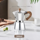 GobekUsa 300ml Classic Coffee Machine by GIANXI: Aluminum Italian Stove Top Mocha Pot