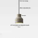 GobekUsa Terrazzo Stone LED Pendant Lamp for Industrial Loft, Bar, Coffee, Living Room.