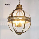 GobekUsa Bronze Black Glass Globe Chandelier for Foyer