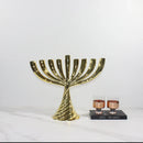 GobekUsa Gold Geometric Twist Candle Holder Set for Stylish Home Decor
