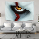 GobekUsa Halloween Psychedelic Tapestry Curtains for Horror Movie Home Decoration