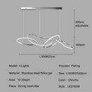 GobekUsa LED Ring Chandelier for Living Dining Room - Postmodern Luxury Minimalist Art Lighting