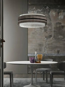 GobekUsa Crystal Chandelier: Elegant Dimmable LED Light Fixture for Living Room & Dining Décor