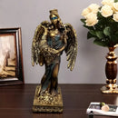 GobekUsa Greek Goddess Fortune Figurine - Wealth Sculpture Home Office Decor Gift