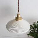 GobekUsa Ceramic LED Pendant Light: Japanese Style, Nordic Design, Modern Living Room Hanging Lamp