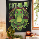 GobekUsa Cat Call Tapestry Wall Hanging - Psychedelic Hippie Aesthetics Dorm Decor