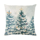 GobekUsa Christmas Pillowcase Collection - Festive Sofa Decor with Christmas Tree, Elk, Snowman
