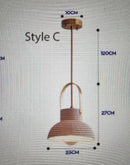GobekUsa Glass Copper LED Wall Lamp for Home Indoor Decor - Modern Nordic Wandlamp