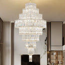 GobekUsa Crystal Chandelier for Living Room in European Duplex Villa with Post-Modern Hall Luxury