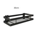 GobekUsa Black SUS 304 Bathroom Shelf Shower Storage Basket Holder for Shampoo & Bath Essentials