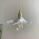 Nordic Colorful Glass Pendant Light With Polished Copper