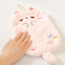 GobekUsa Cartoon Cat Kitchen Cleaning Towel: Absorbent Microfiber with Hanging Loop