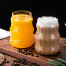 GobekUsa Glass Coffee Mug Set for Tea, Beer, Juice - Heat-Resistant Transparent Cups