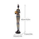 GobekUsa Black Woman Resin Figurine: Exotic Decor for Home Living Room, Bedroom, Desktop