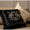 GobekUsa Embossed Floral Cushion Cover European Style Champagne Throw Pillow Case