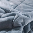 GobekUsa Cozy Coral Fleece Double Blanket for Beds - Super Soft Plush Quilt