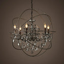 GobekUsa Crystal Chandelier E14 LED Lustre for Living Room Bedroom Kitchen Island